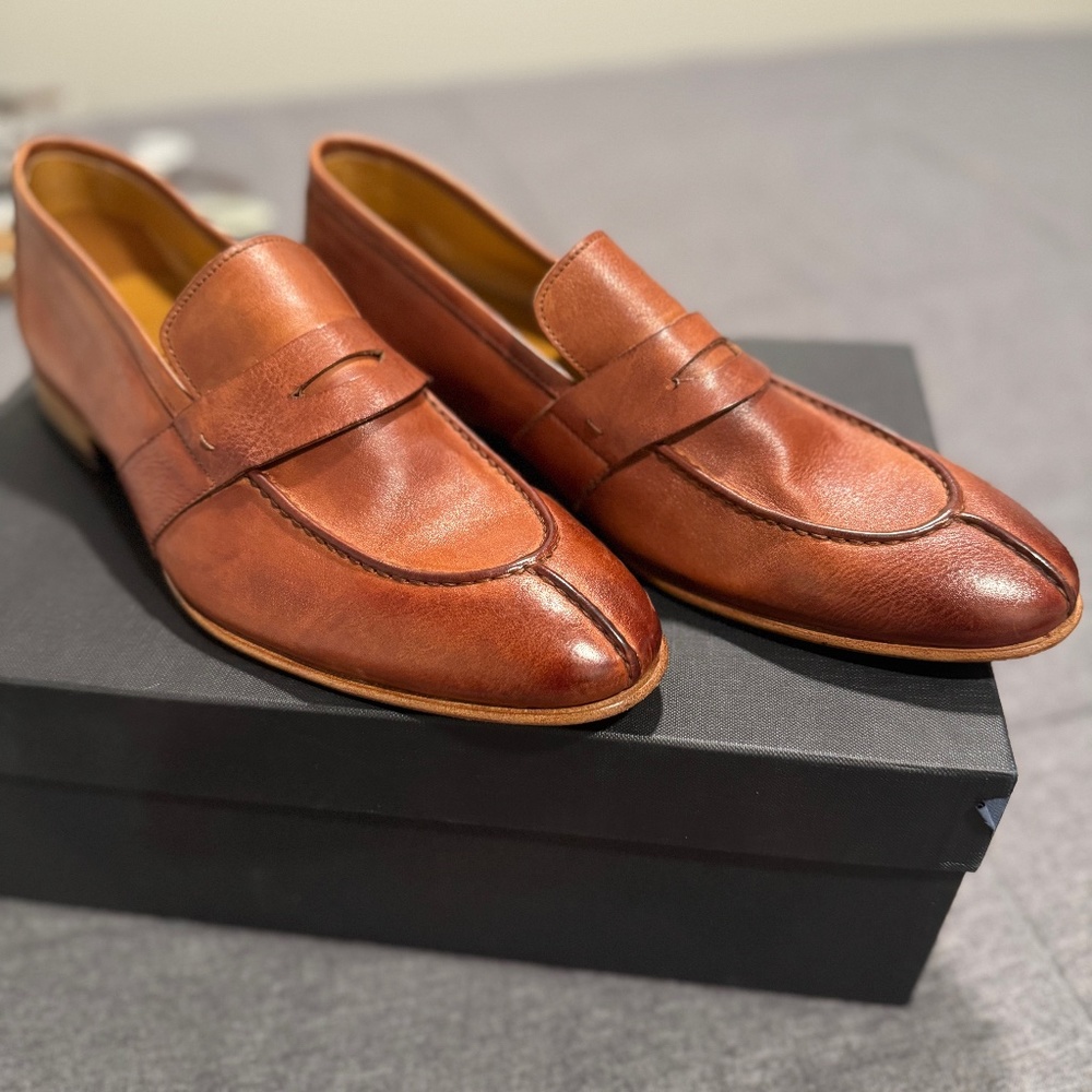 AceMarks "CHRIS" Cuoio Tony Patina - SOFT Buffalo Leather - 8D